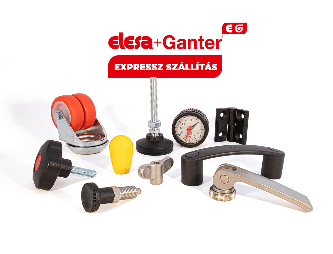 Express delivery for Elesa+Ganter products on our renewed website