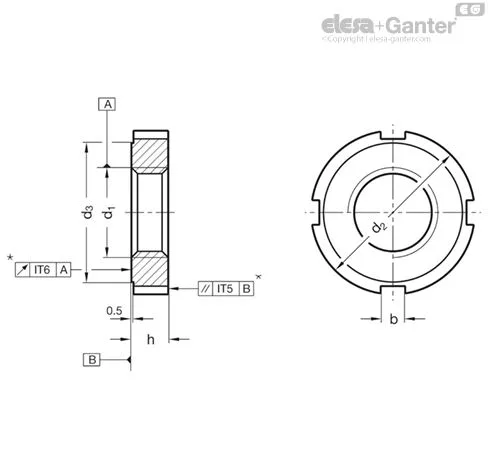 DIN 1804-M10X1-H
