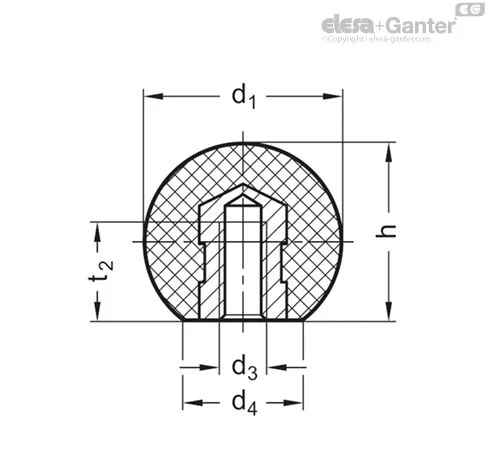 DIN 319-KU-50-M12-E-MS