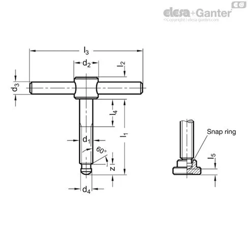 DIN 6304-M16-75-E