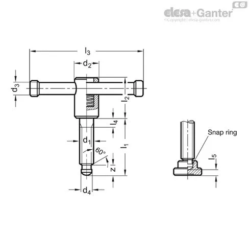 DIN 6306-M16-90-E