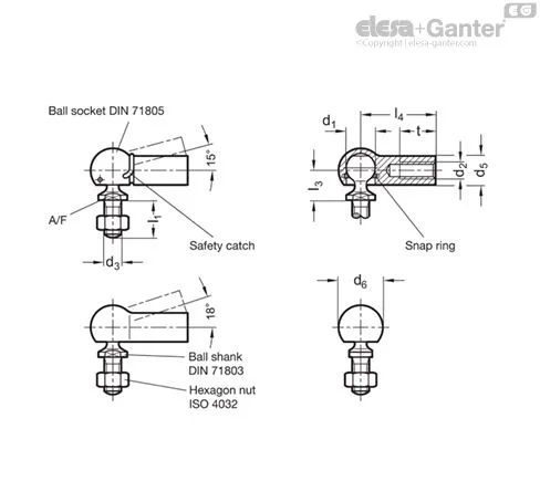 DIN 71802-16-M10L-CN