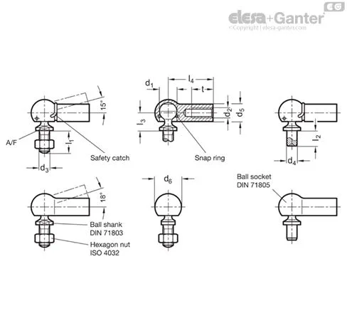DIN 71802-16-M10-CS