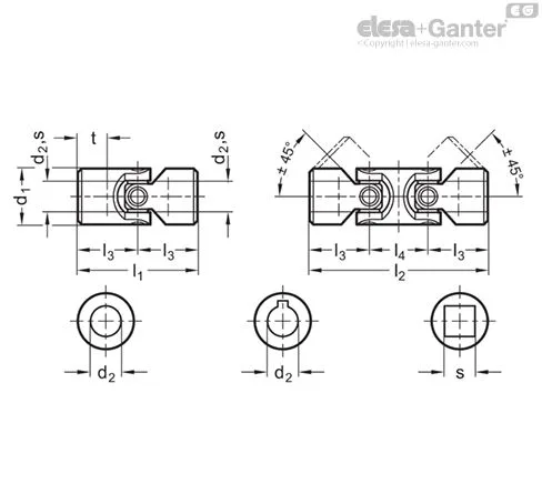 DIN 808-45-V22-95-EG