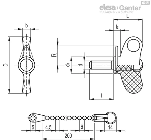 EWN.48 p-M6x25-C1-LP