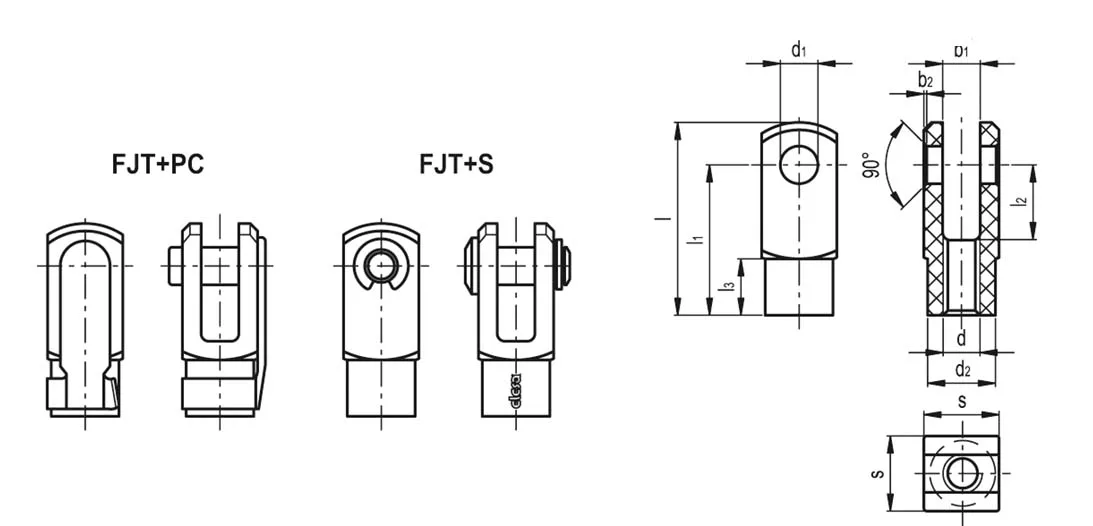 FJT-M12x1,25+PC