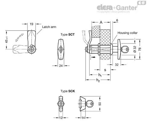 GN 515-ZD-SCK-50-58-SW