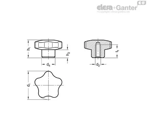 GN 5336-70-M16-E-MT