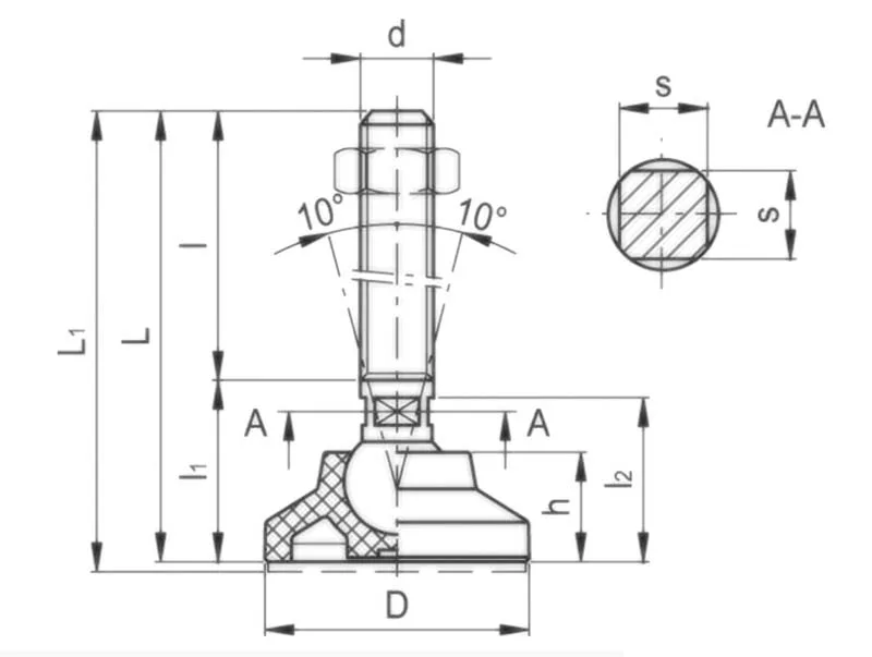 LSQ.A-25-8,5-AS-SST-M10x48