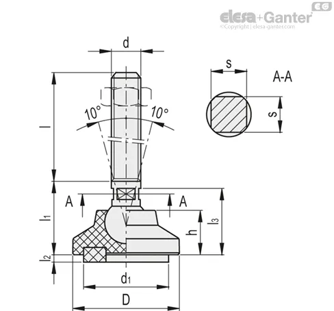 LSQ.VA-40-8,5-SST-M12x73
