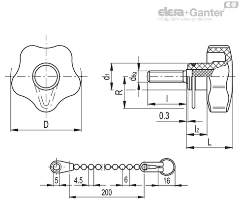 VCT.25 p-M5x10-LP-C9