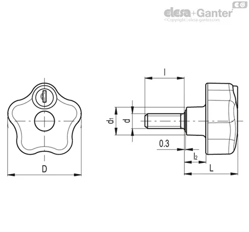 VLSK.63 p-M8x20-U