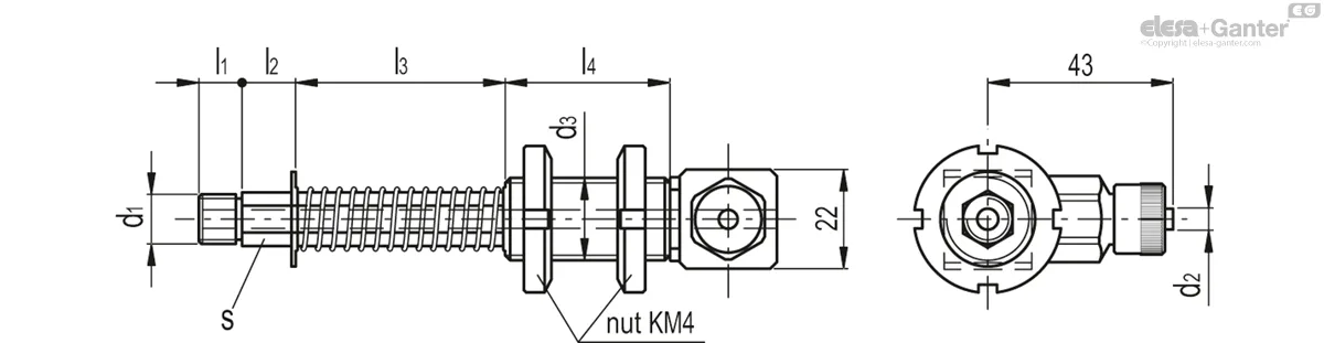 VPC-95-28-G1/4-M-L