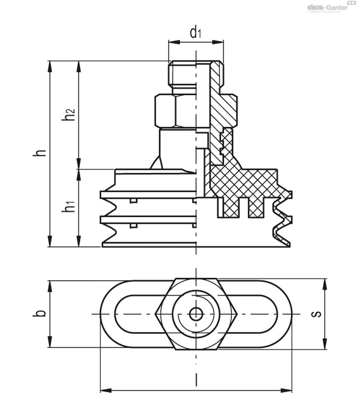 VVG-15-45-G1/4-M-S