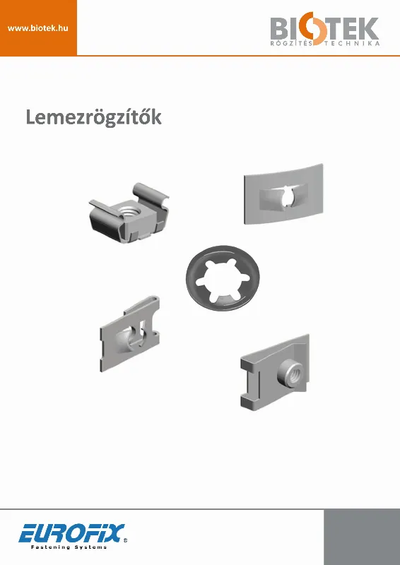 Eurofix - lemezrögzítők