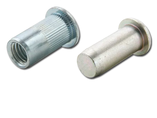 Aluminium rivet nuts