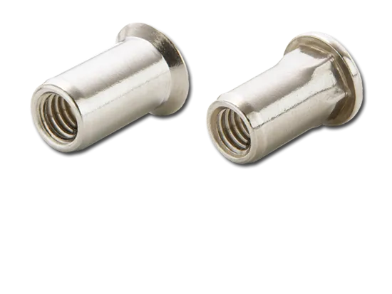 Stainless steel rivet nuts