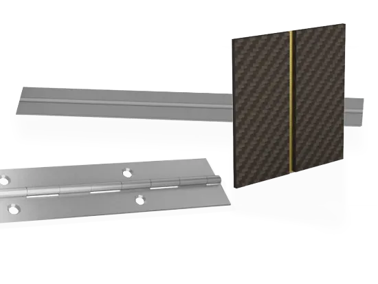Continuous hinges