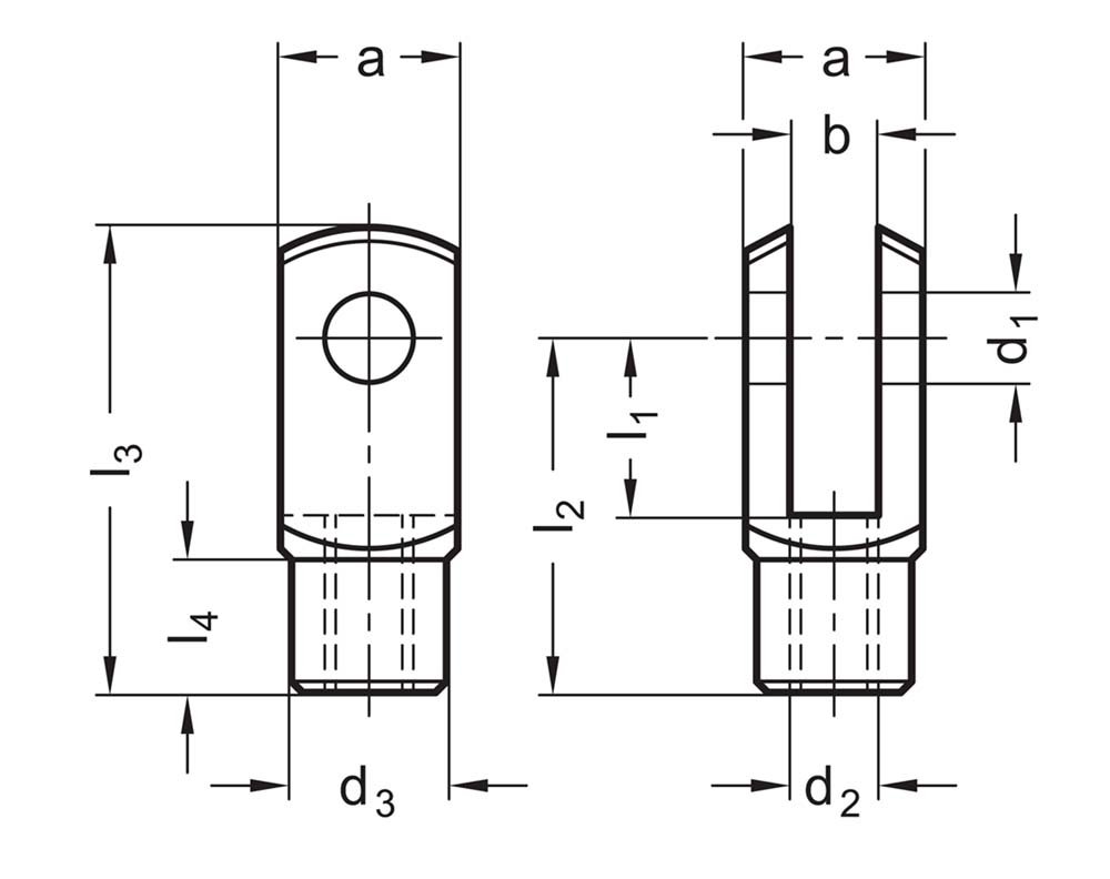 DIN 71752-4-8-M4-AL