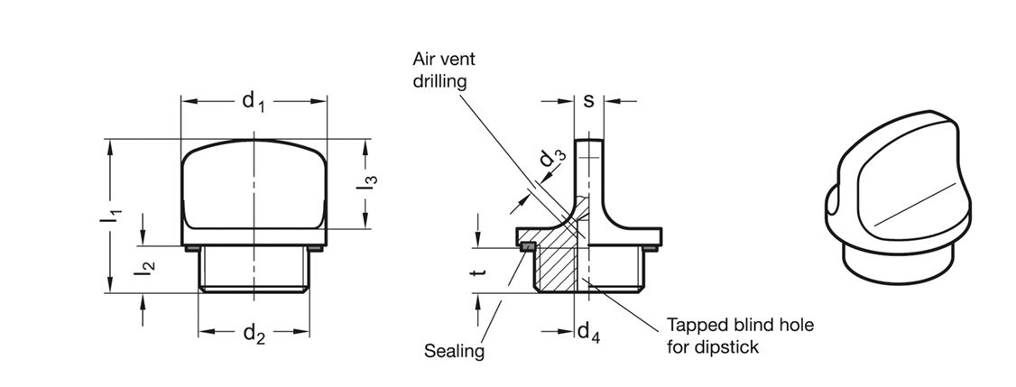 GN 442-26-M20X1,5-1-BL