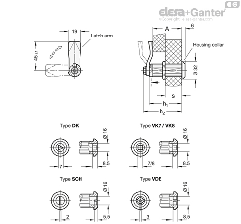 GN 515-ZD-DK-50-45-SW