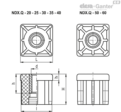 NDX.Q-40x1.2-M8