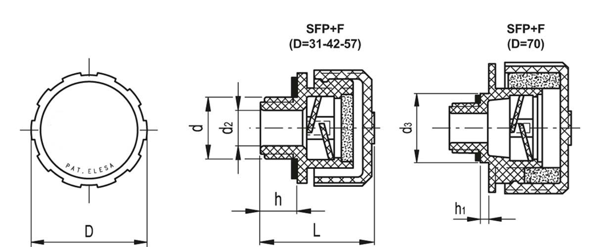 SFP.40-3/4+F FOAM-C9-N